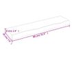 Vilgosbarna fali polc 80x20x6 cm tmr tlgyfbl