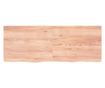 Vilgosbarna fali polc 160x60x4 cm kezelt tmr tlgyfa