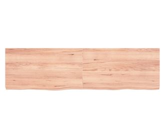 Vilgosbarna 180x50x6 cm-es tlgyfbl kszlt tmrfa polc