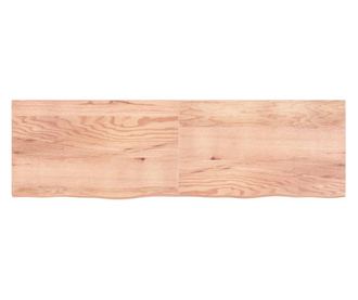 Vilgosbarna fali polc 200x60x4 cm tmr tlgyfa