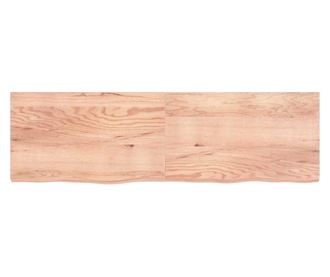 Vilgosbarna 200x60x6 cm-es tlgy tmrfa polc