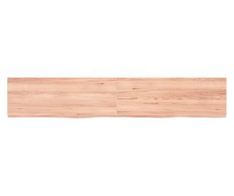 Vilgosbarna fali polc 160x30x4 cm tmr tlgyfbl