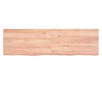 Vilgosbarna fali polc 140x40x6 cm tmr tlgyfbl