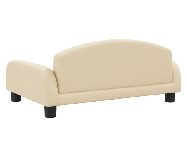 Kids Sofa, Cream, 70x45x30 cm, Fabric