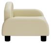 Dječja sofa, krem, 50x40x30 cm, eko koža