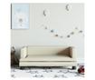 Dječja sofa, krem, 80x45x30 cm, eko koža