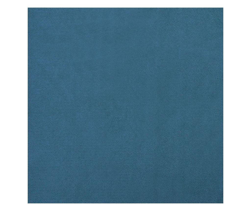 Dječja sofa, plava, 80x45x30 cm, baršun - 6