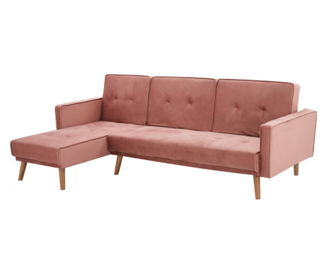 Разтегателен диван Талиа - розово кадифе HM3153.02
