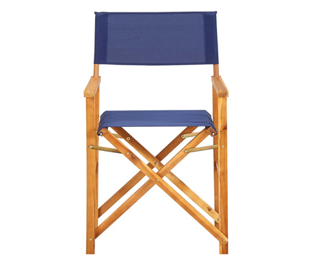 kék tömör akácfa rendezői szék