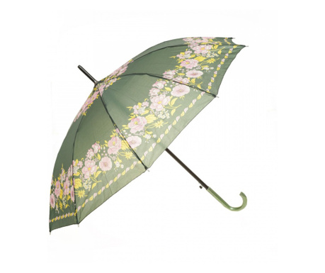 Umbrela lunga automata, PAMI, UA-0523-570-1, 80 cm-10 spite,Verde