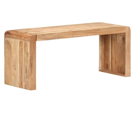 Масивна дървена пейка, 110x38x46 см, акация