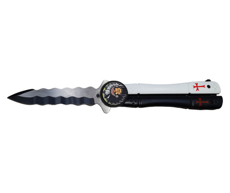 Ловен® нож за пеперуда, Индийски вожд, неръждаема стомана, 22.5 см, многоцветен