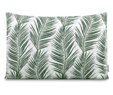 Perna decorativa imprimata Tropical Bonaire, 70 g/m2, 50 x 70 cm, verde