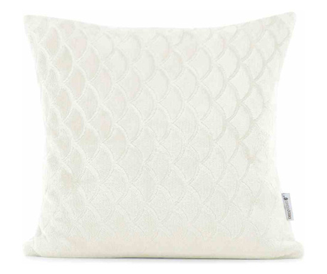 Perna decorativa in relief Sardi, 250 g/m2, 45 x 45 cm, crem