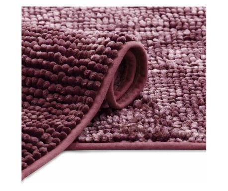 Covoras de baie dreptunghiular in stil modern Bati, 1000 g/m2, 50 x 70 cm, roz