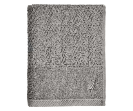 Кърпа за баня, Nautica Zigzag, 100% памук, 570 gsm, 70 x 140 cm, Сив
