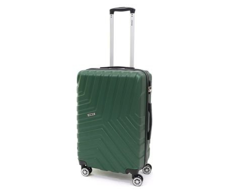 Troler Malibu 65x42x26 cm 3.2 kg, verde inchis