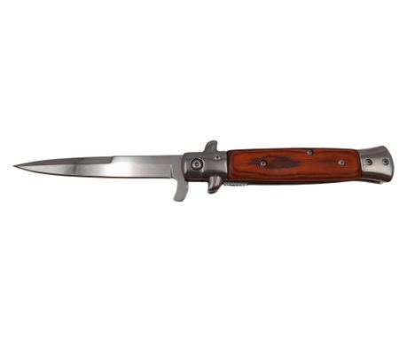 IdeallStore® vadászkés, Italian Spirit, rozsdamentes acél, 23 cm, barna
