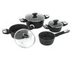 Set oale 7 piese Carl Schmidt Sohn-Marburg+, aluminiu, 16/20/24 cm, negru