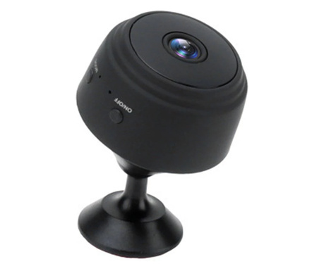 Camera de supraveghere IdeallStore, Mini Surveillance, Wi-Fi, HD, negru