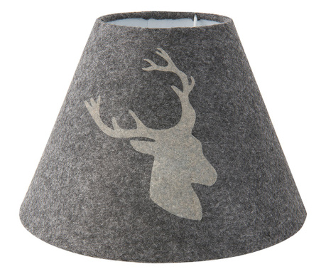 Senčnik iz klobučevine jelenje siv 23x17 cm, E27