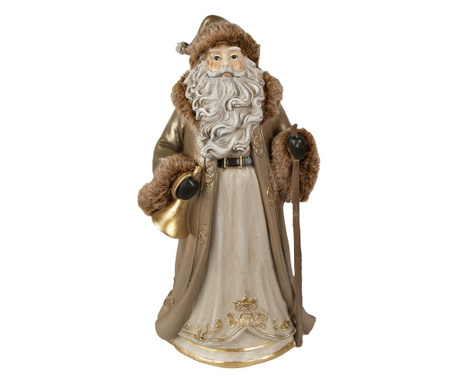 Figurica Djeda Mraza od poliresina 18x16x34 cm
