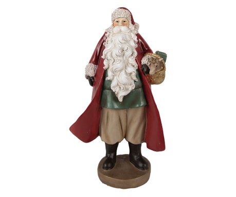 Figurica Djeda Mraza od poliresina 14x9x23 cm