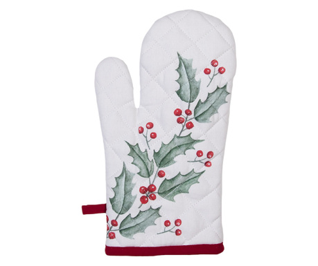 Комплект от 2 топлоустойчиви памучни ръкавици Holly 18х30 см