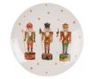 8 db karácsonyi többszínű porcelántányér készlet 20x2 cm