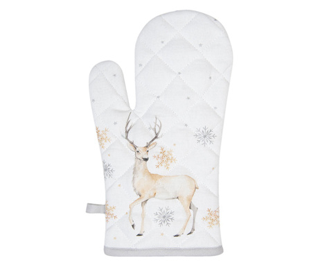 Komplet 2 bombažnih termo rokavic Reindeer 18x30 cm