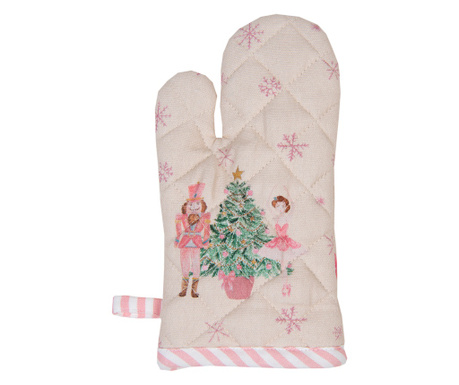 Set od 2 božićne pamučne rukavice otporne na toplinu 18x30 cm