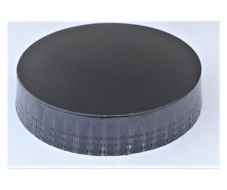 Capace pentru pahare, din carton mat / negre / 72 mm / 200 buc