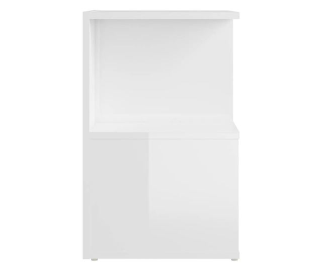 Szafka boczna, biały extra błyszczący, 35x35x55 cm, Płyta wiórowa
