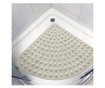 Противоплъзгаща се постелка за баня, Quasar & Co., с вендузи, 54х54 см, Бежов