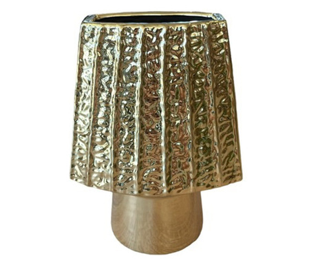 Керамична ваза в златен цвят 26 см
