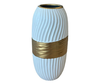 Керамична ваза в бял цвят 29 см