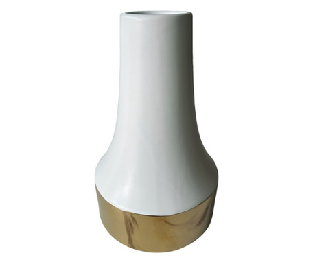 Керамична ваза в бял цвят 26 см