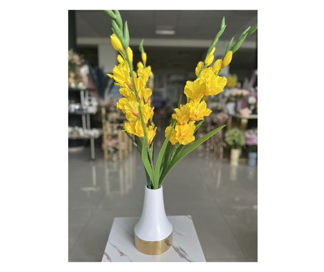 Keramička vaza bijele boje 26 cm