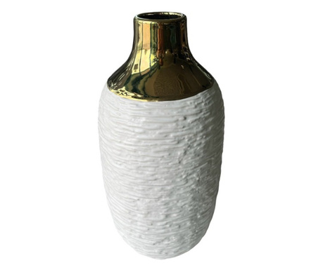 Керамична ваза в бял цвят 32 см