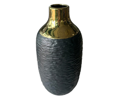 Керамична ваза в черен цвят 32 см