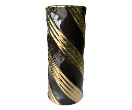 Keramička vaza crne boje 25 cm