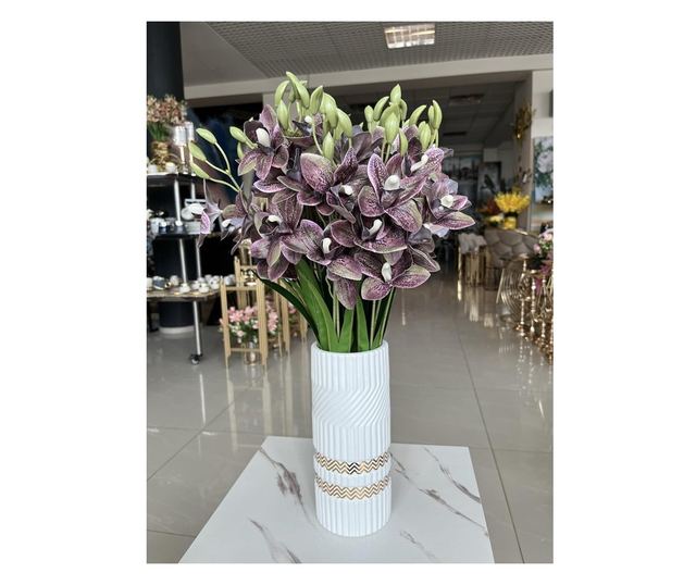 Keramička vaza bijele boje 26 cm