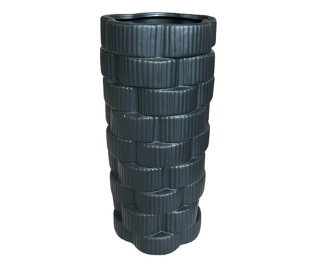 Keramička vaza crne boje 30 cm