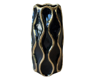 Керамична ваза в черен цвят 31 см