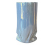 Керамична ваза в син цвят 25 см