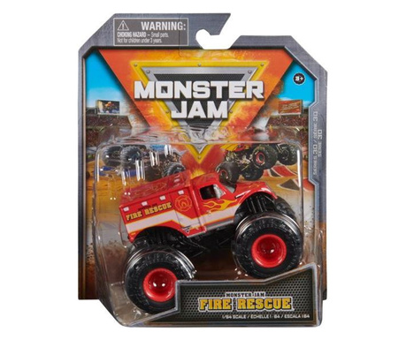 Monster Jam: 30. széria - Fire Rescue kisautó (6044941/20141175)