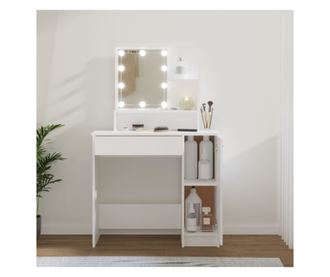 LED-es fslkdasztal, fehr, 86,5x35x136 cm