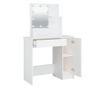 LED-es fslkdasztal, fehr, 86,5x35x136 cm