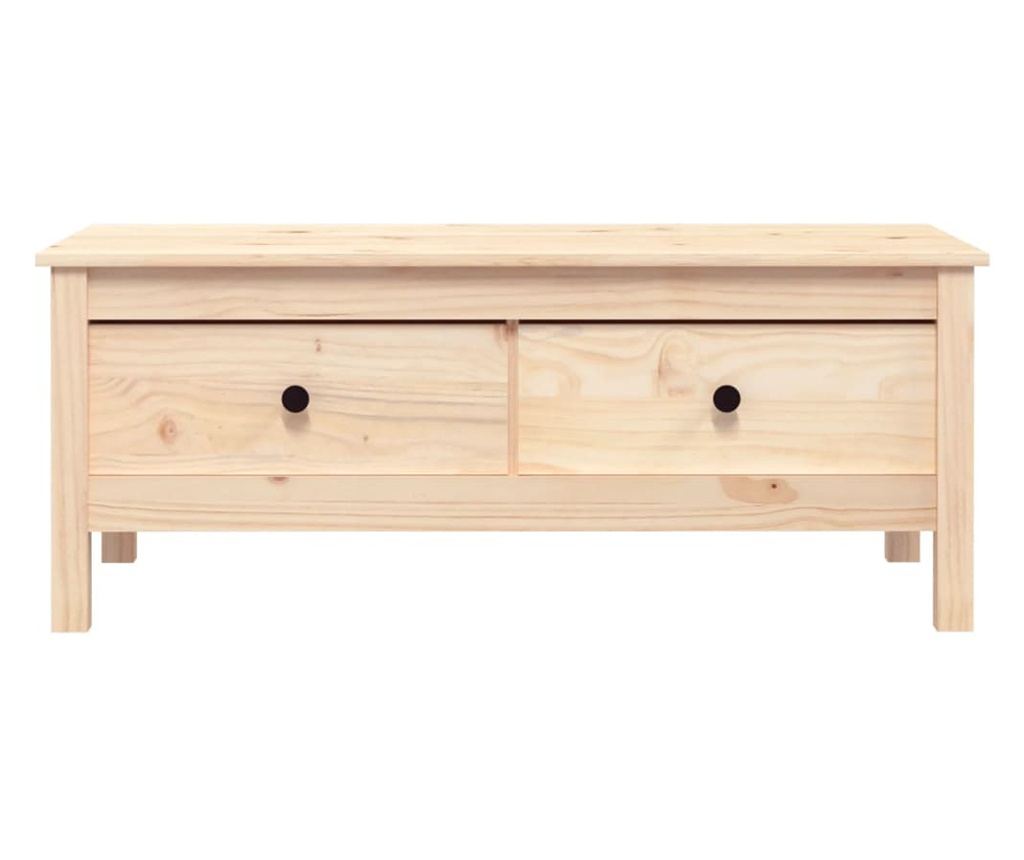 Mizica za kavo, 100x50x40 cm, masivno borovo leso - 6