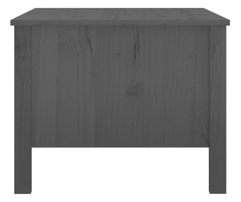 Kavni mizici, siva, 100x50x40 cm, masivno borovo leso - 7